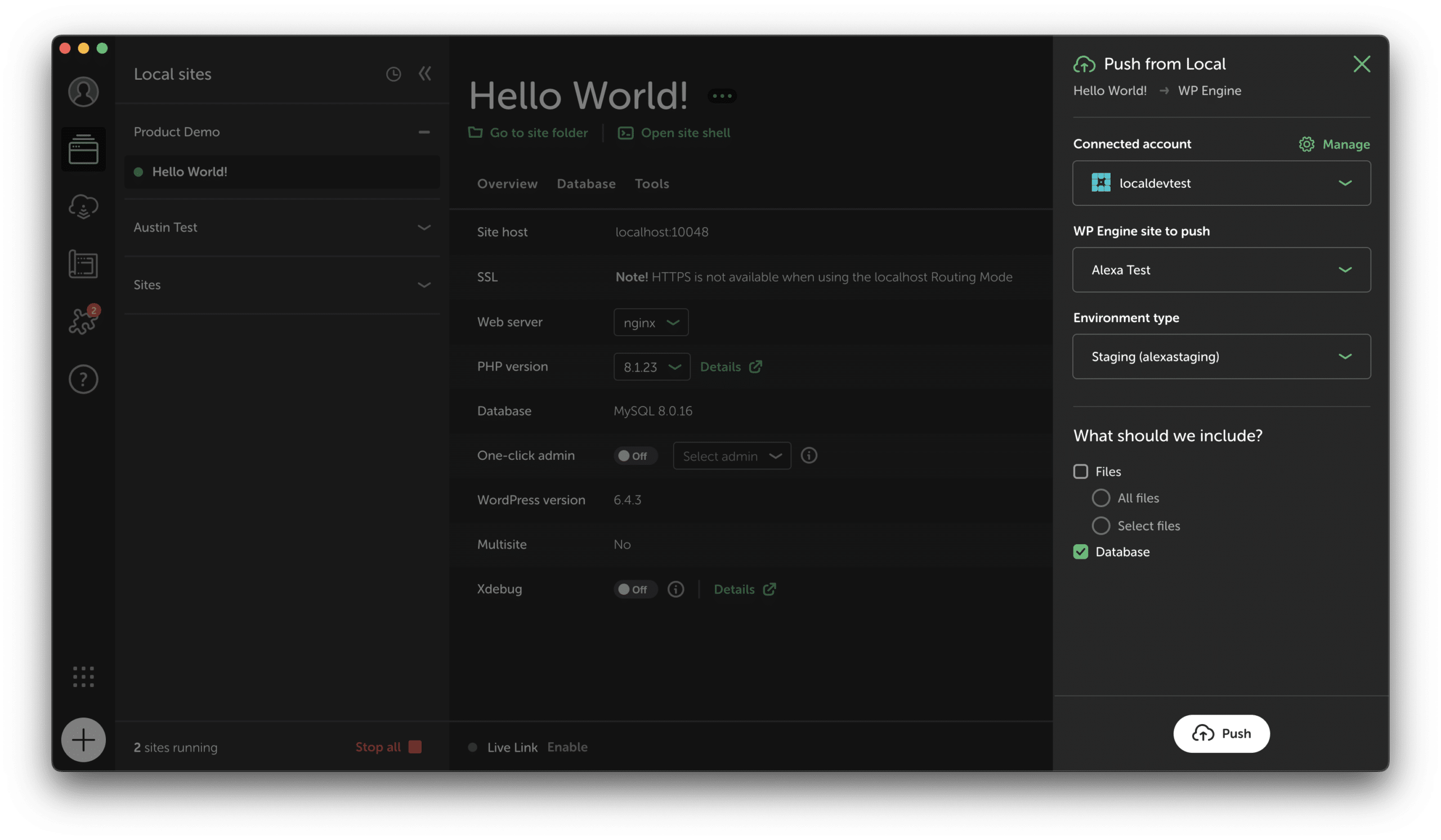 Flywheel Local App
