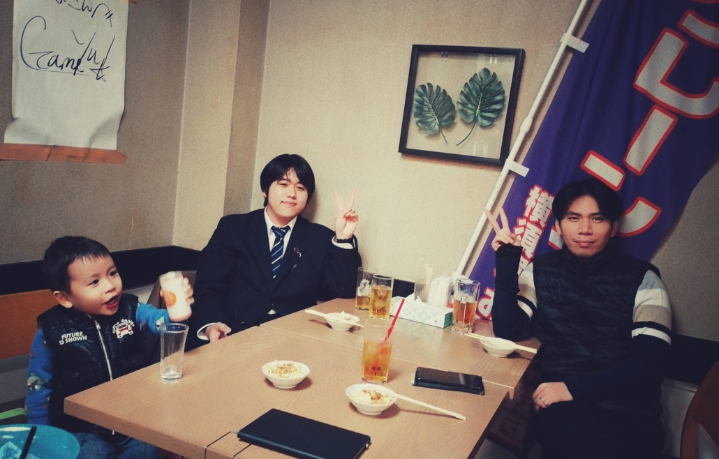 Me with my nephews Yuya and Kenchan