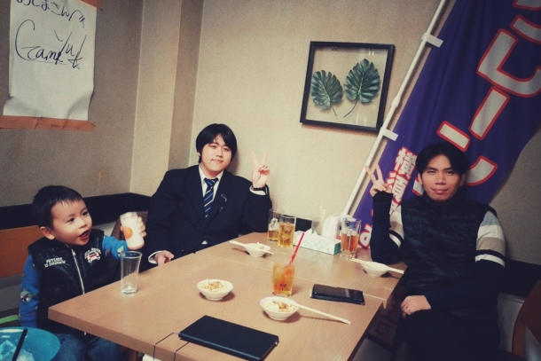 Me with my nephews Yuya and Kenchan